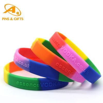 Loom Bands Watch Band Popular Band Chip with Cute Custom Logo Manufacture Amazon NBA Corporate Silicone Bracelet