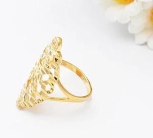 Chinese Products Wholesale Italian Simple Gold Ring Without Diamond Long Finger Ring