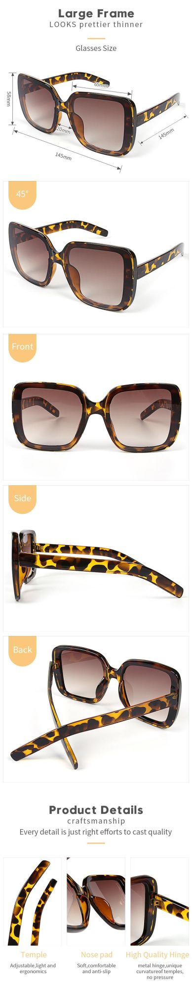 2021 China Manufacturer Fashion Style Sun Glasses