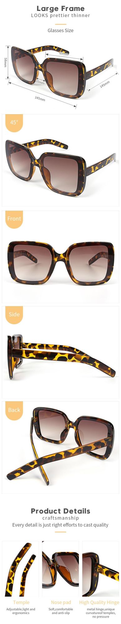 2021 China Manufacturer Fashion Style Sun Glasses
