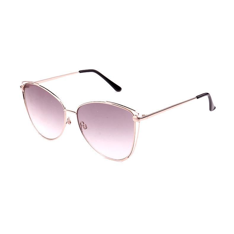 2018 Hot Selling Fashionable Cat Eye Metal Sunglasses