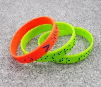 Newest Style Wristband Personalized Multi-Color Silicone Bracelet Fashion Silicone Wrist Bands