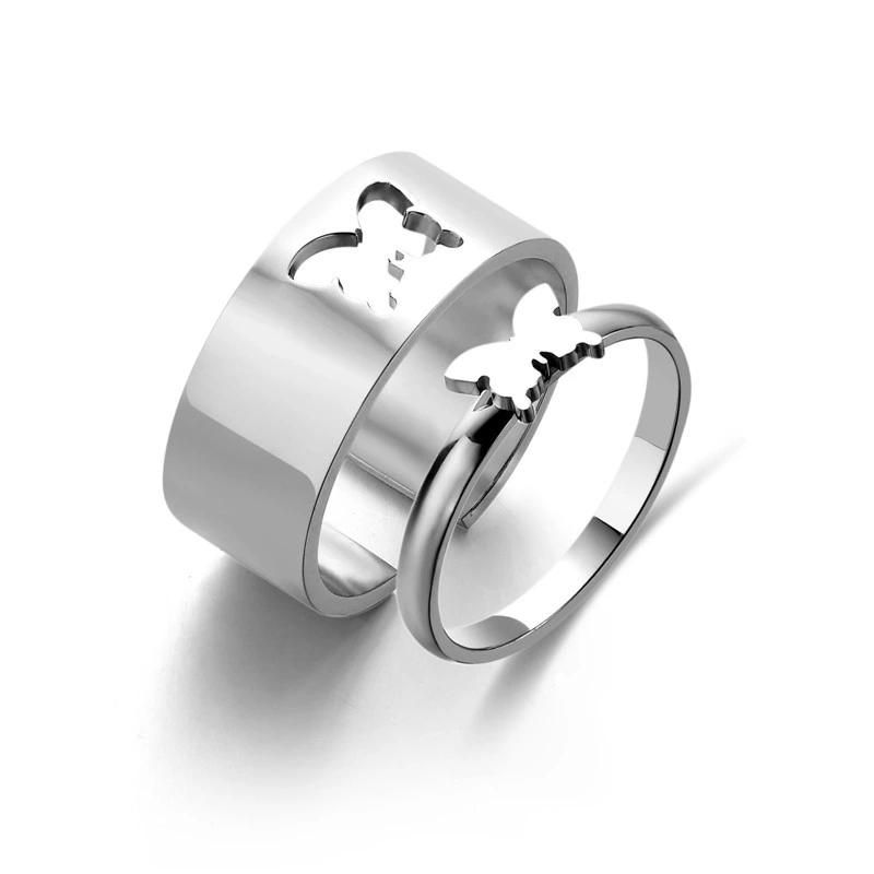 Simple Fashion Jewelry Titanium Steel Ring Wholesale Love Ring