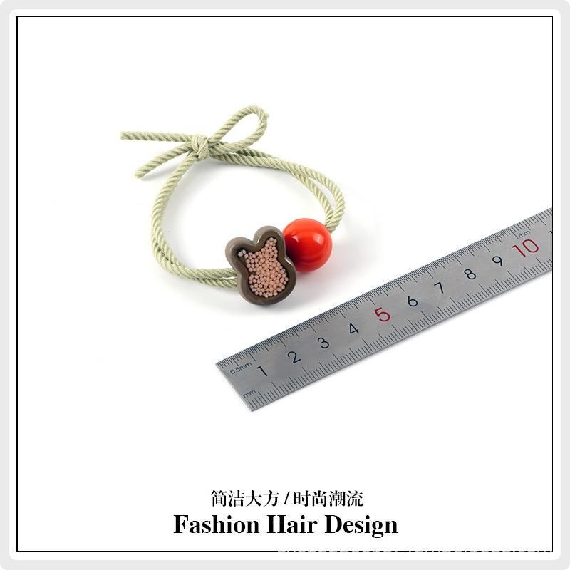 Fashion Jewelry Fresh Temperament Hair Ring Preparation Beads Head Rope