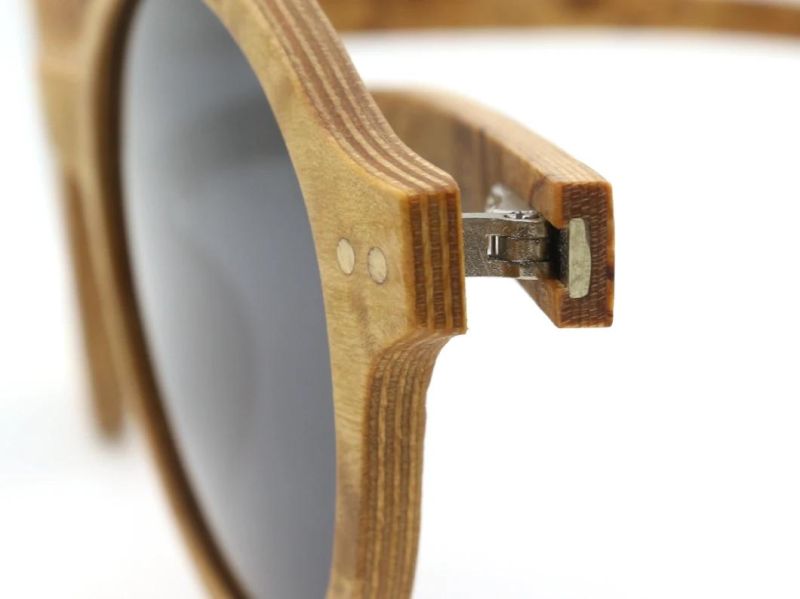 Ready to Ship 2020 Classic Round Tree Tumor Wooden Sunglasses