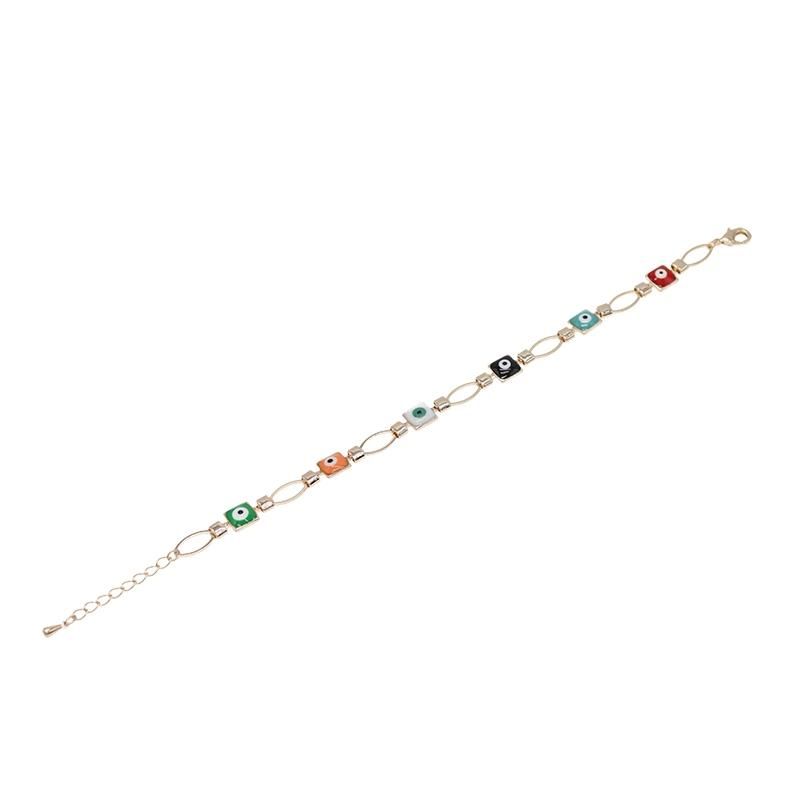Turkish Demon Eye Gold Plated Religious Fashion Bracelet