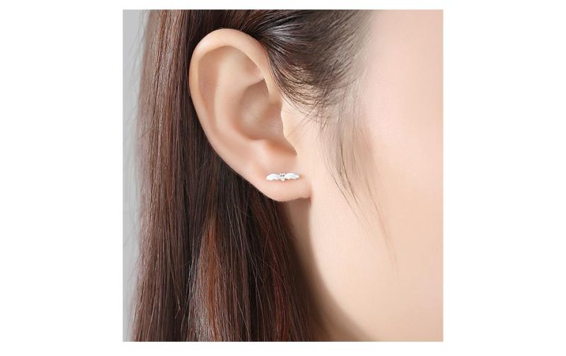 Castle and Bat Shape 925 Sterling Silver for Women