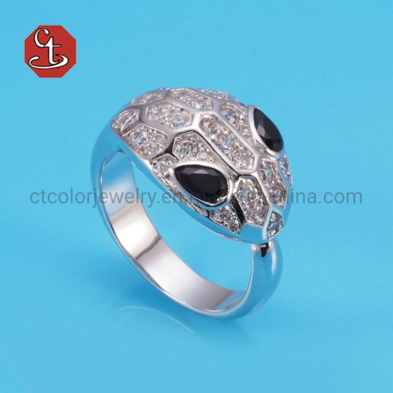 Snake Hoop Silver or Brass Earrings For Women AAA+ CZ Snake Earring Fashion Jewelry Accessories