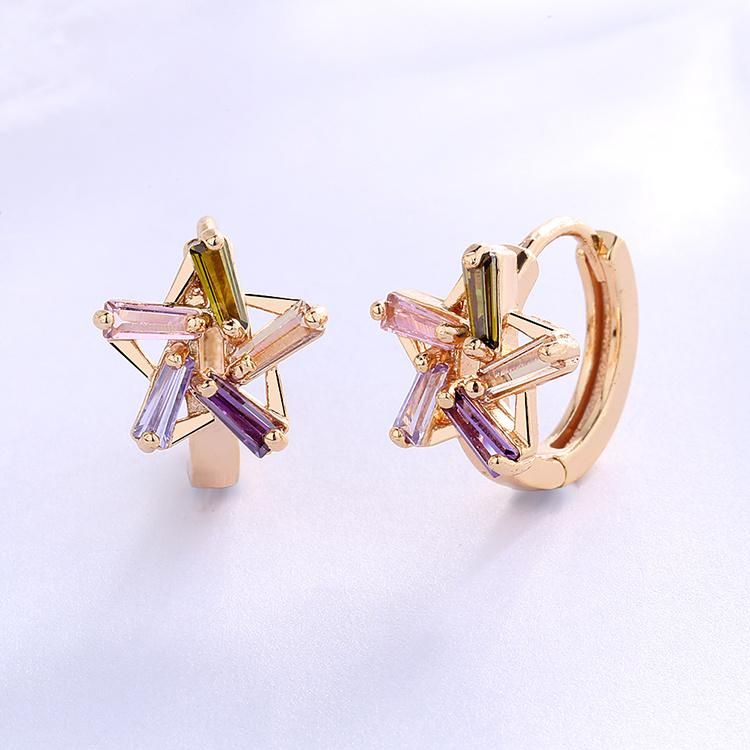 Guangzhou Wholesale Price of Gold Plated Fancy Earring