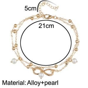 1PCS Summer Beads Pendant Anklet