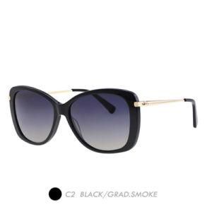 Acetate&Nylon Polarized Sunglasses, Vintage Fashion Butterfly Frame A19008-02