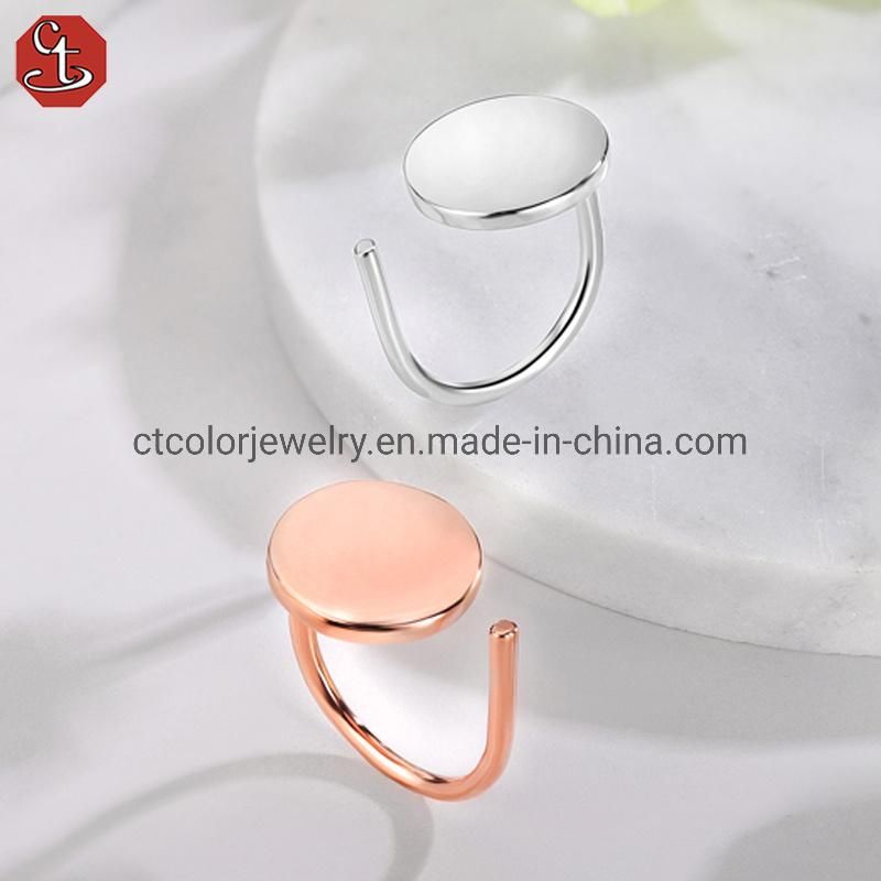 Hot Sale Fashion Jewelry 925 Sterling Silver Open Ring for Women
