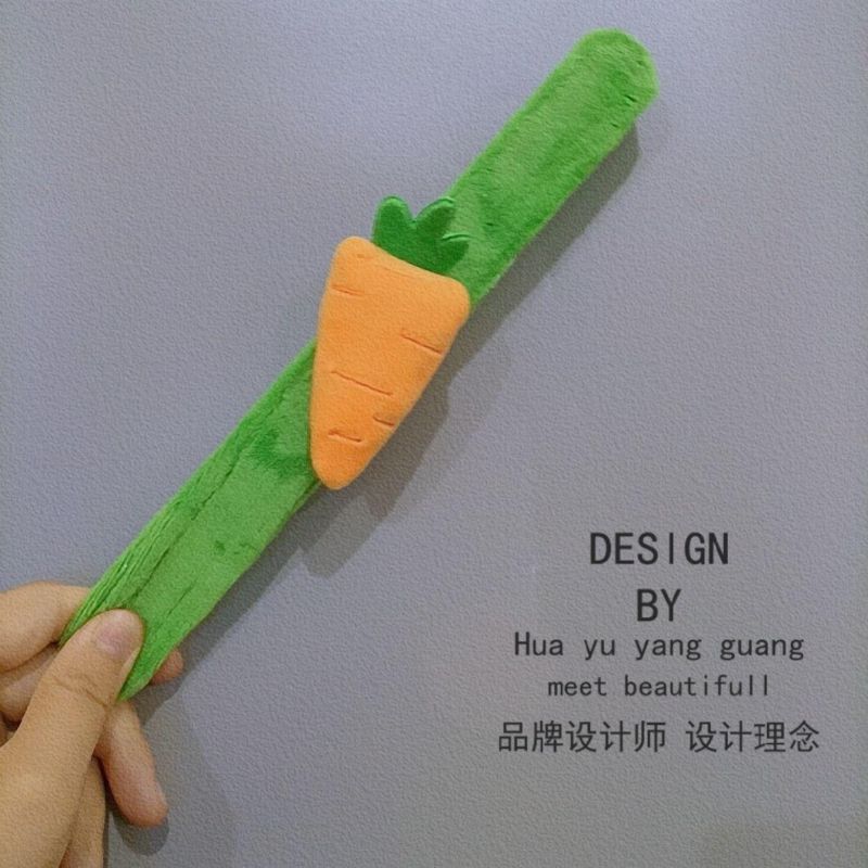 Fashion Jewelry Cartoon Plush Snapping Ring Bracelet