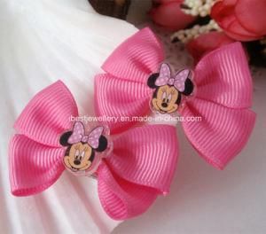Disney Hair Accessories-Fabric Minnie Hairpin/Hair Clip Set H063