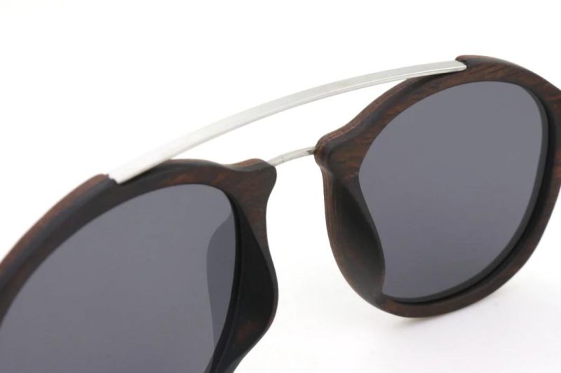 Double Bridge Fashion Rose Wood Wholesale High Quality Wooden Sunglasses