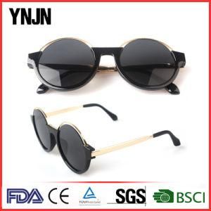 Ynjn New Style Unisex Half Frame Round Sunglasses