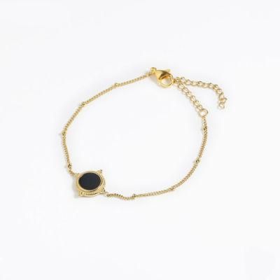 Manufacturer Custom High Quality Fashion Jewelry Women 18K Gold Plated jewellery Stainless Steel Bracelet Water Resistant Gold Jewelry