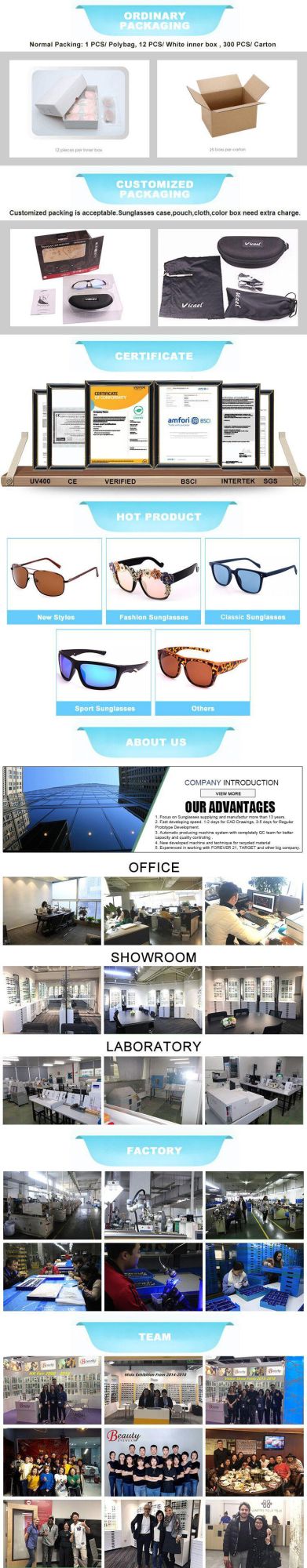 Factory Directly Designer Fashion Sports Sunglasses