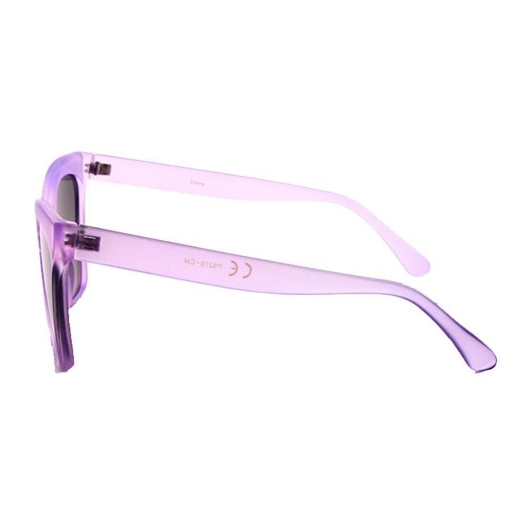 Shiny Crystal Purple Purple Mirror PC Sunglass