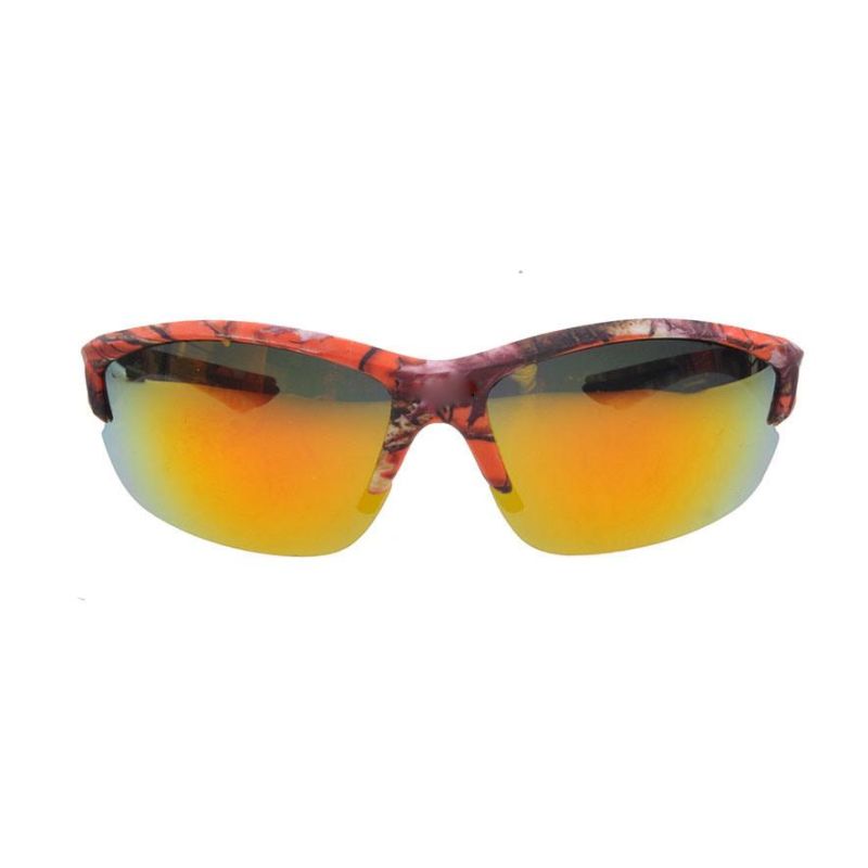 Mens Sport Full Shield Color Mirrored Lens Wrap Around Sunglasses