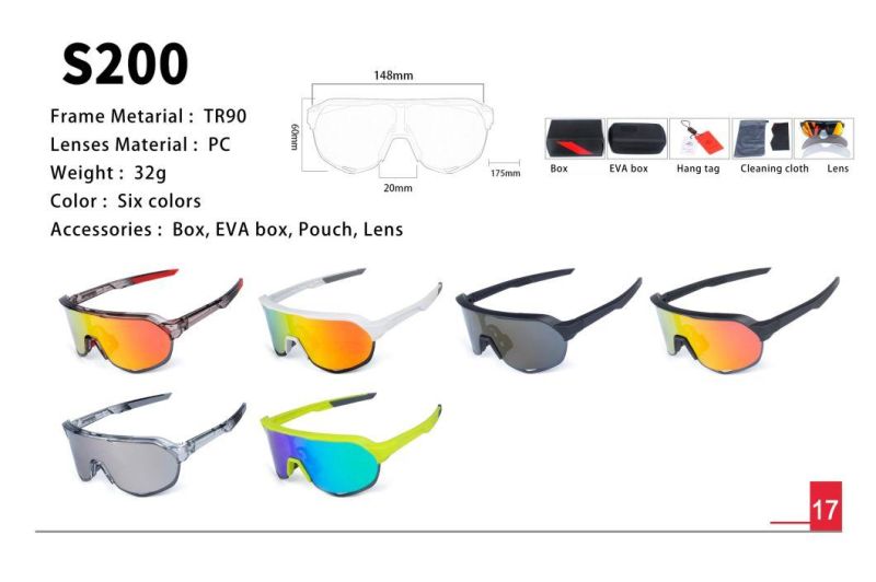 Newest Fashion Outdoor Riding Glasses Cycling Sports Sunglasses Wholesale Polarized Eyewear for Men Women