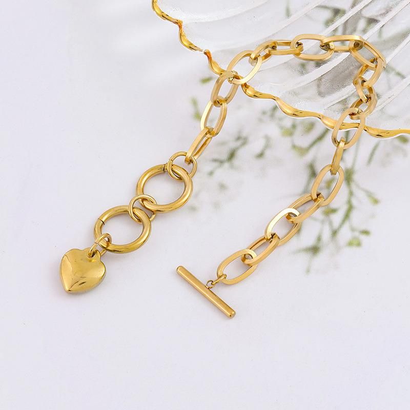 Fashion jewellery Manufacturer Custom Water Proof Jewelry High Quality Non Fade New Arrivals Women Gold Plated Bracelet Custom