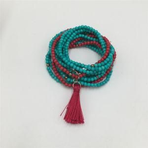 Vintage Fashion Jewelry Charming Beads Bracelet Ladies Antique Tassel Bracelet
