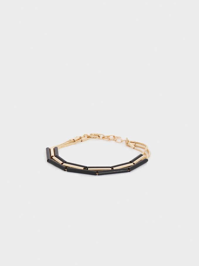 Fashion Steel Pipe Gold Personalized Bracelet Jewelry