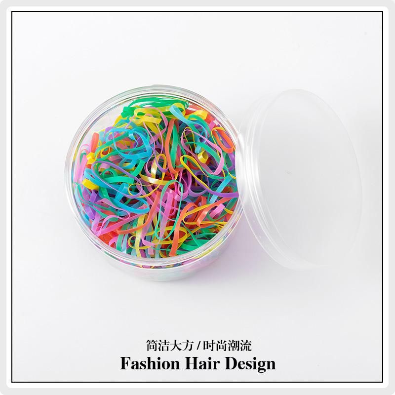 Fashion Jewelry Colorful Disposable Leather Band Hair Ring