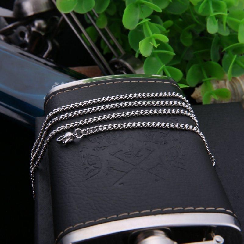 Stainless Steel Jewelry Necklace Cuban Chain for Men and Women