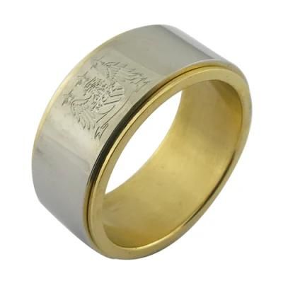 Classic Men Ring Promotion Gift Jewelry Plated Gold Ring