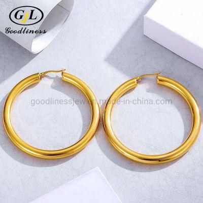 Wholesale 14K Gold Fashion Jewelry Hoop Earrings for Women