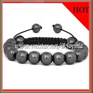 Black Hematite Bead Wrap Bracelet