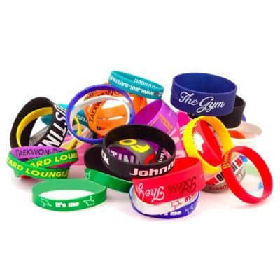 OEM China Custom Coloring Silicone Bracelet Wristband Strap 3D Kids PVC Watches Slap Bands Promotional Gifts