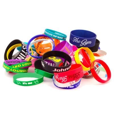OEM China Custom Coloring Silicone Bracelet Wristband Strap 3D Kids PVC Watches Slap Bands Promotional Gifts