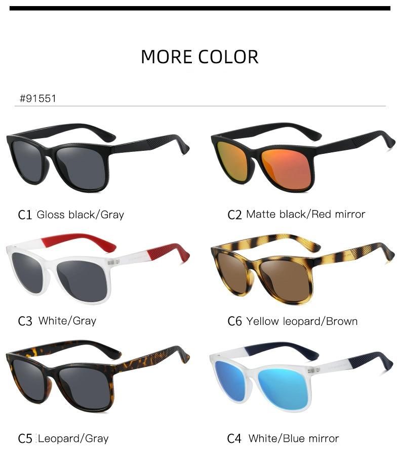 New Sunglasses Women′s Men′s Polarized Sunglasses