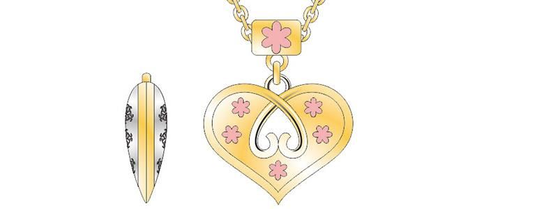 New design Heart-Shaped Magic Jewelry Set for Fairy