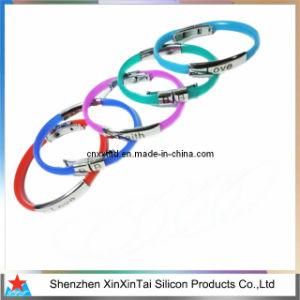 Silicon Bracelet with Buckle and Clasp (XXT 10013-2)