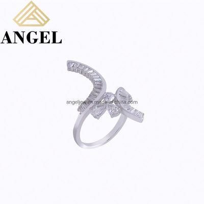 Fashion Accessories Factory Wholesale 925 Sterling Silver Fashion Jewelry AAA CZ Moissanite Lab Diamond New Arrival Fine Ring