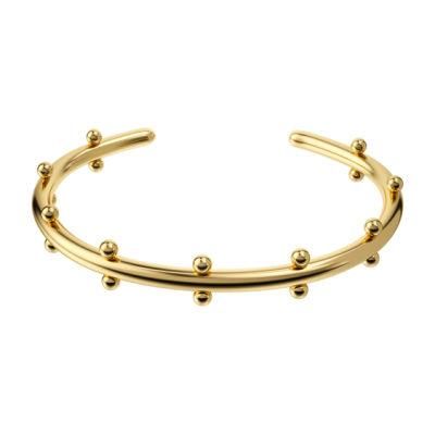 New Brass Knot Bangle Cuff Opening Bracelet