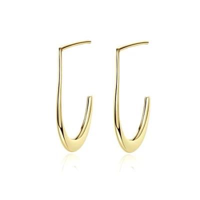 Gold Plated Jewelry Eareing Stud Hook Style Silver Jewelry