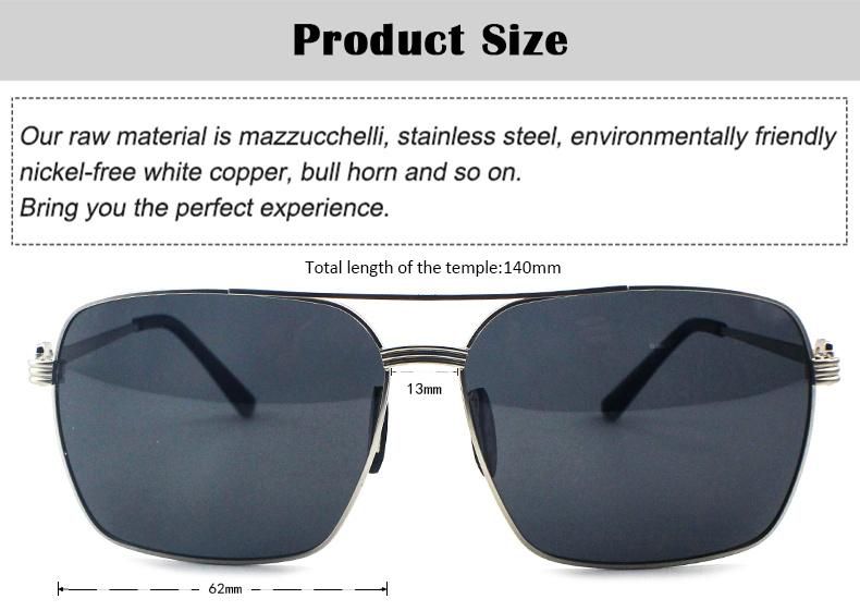 2021 New Double Beam Design Stock Polarized Men Sunglasses