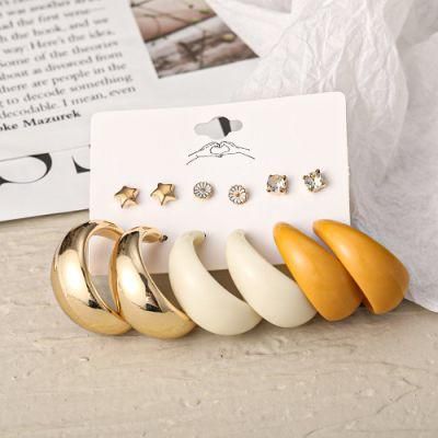 Women Jewelry Earring Small Diamond Daisy Earrings