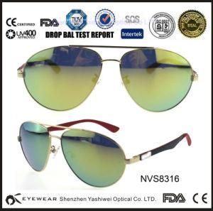 Crazy Customized Surf Funky Yellow Mirrored Lens Metal Sunglasses
