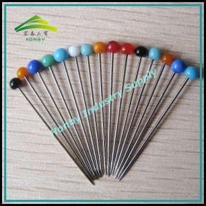 High Quality Assorted 38mm Nickle Plated Glass Head Sewing Pin