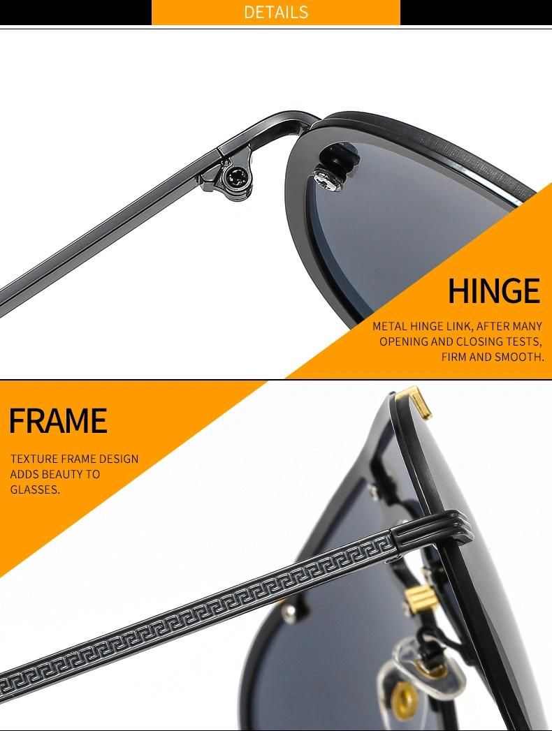 2022 Metal Vintage Sunglasses Men Luxury Brand Men/Women Designer Eyewear