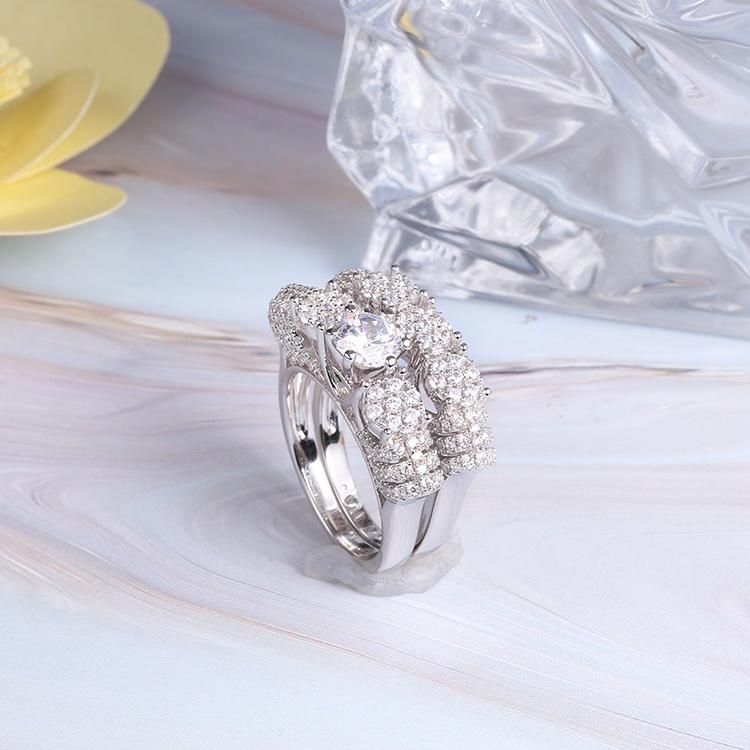 Fashion Accessories Cubic Zirconia Moissanite Lab Diamond Fashion Jewelry Factory Wholesale Best Seller Trendy Ring