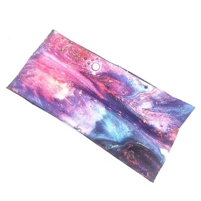 New Personalized Printing Yoga Movement Wide Hair Band Wash Women′s Head Accessories