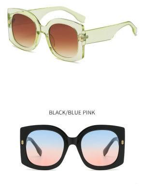 New Arrival Injection Frame Oversized Sunglass Fashion Designer Women&prime;s Sunglasses
