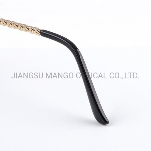 2020 Oversized Brown Sunglasses Rimless Eyewear